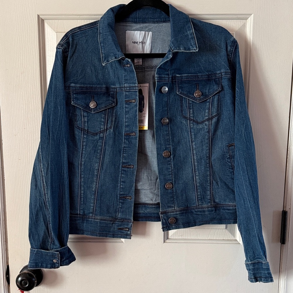 NEW Nine West Denim Jacket